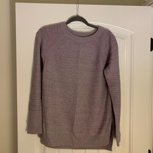 Oversized purple sweater